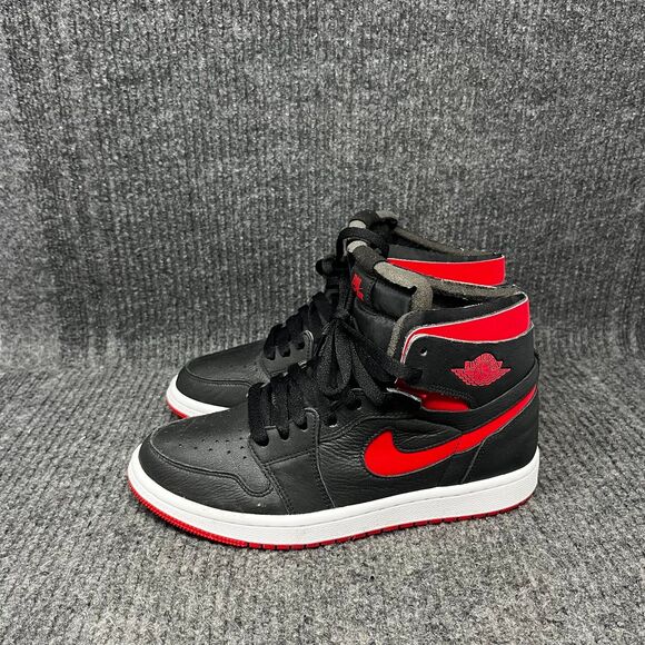 Nike Air Jordan 1 High Zoom CMFT Black University Red Bred Shoes Womens Size 7 - Picture 3 of 8